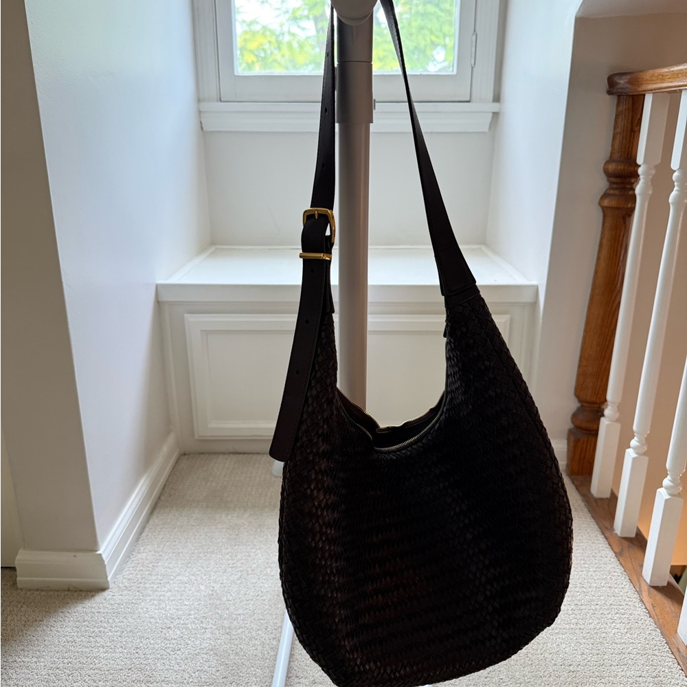Madewell Brown Woven Shoulder Bag - Picture 4 of 5